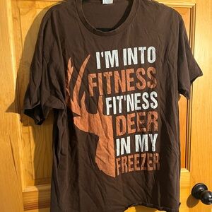 Brown Graphic Men's T-Shirt